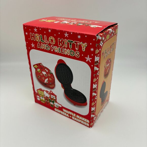 Hello Kitty and Friends Mini Waffle Maker, Kitchen Appliance, Non-Stick Plates - Picture 1 of 3